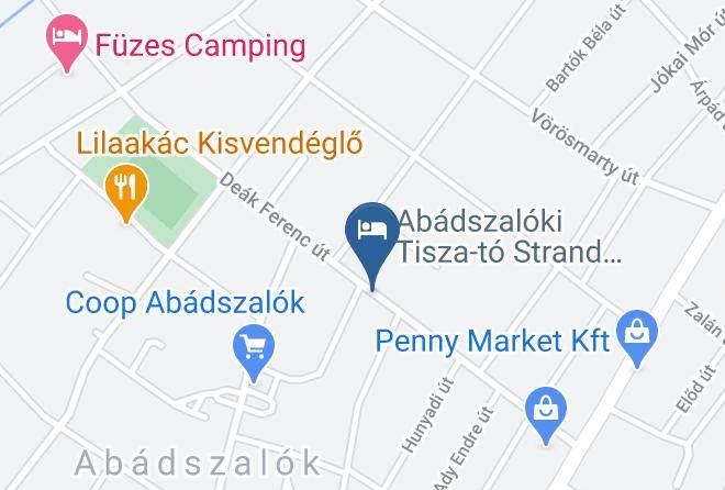 Abadszalok - Holdfeny Vendeghaz Maps