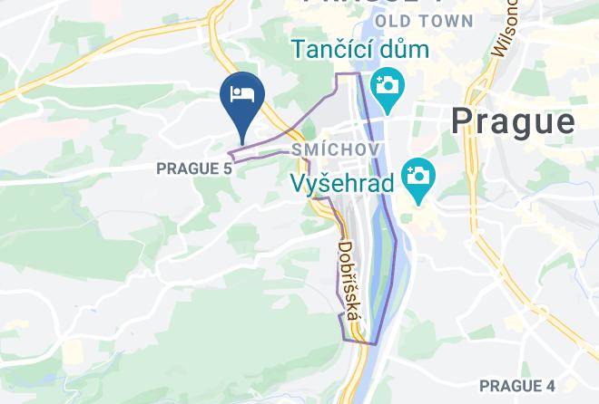 Prague - Holeckova Accommodation Maps