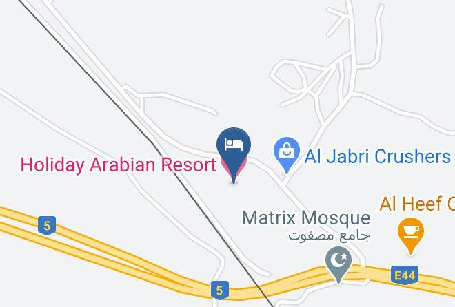 Masfout - Holiday Arabian Resort Maps