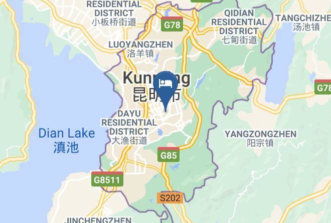 Kunming - Holiday Bay Express Hotel Maps