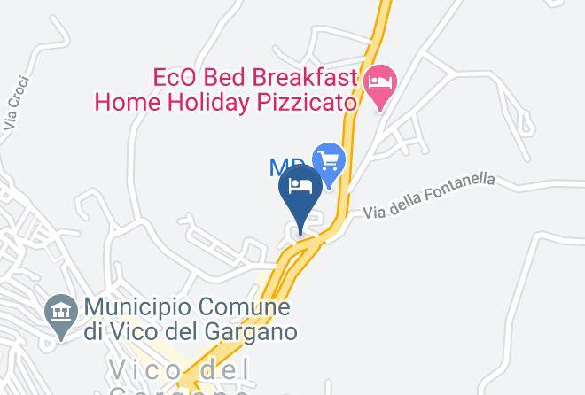 Foggia - Holiday B&b Vico Del Gargano Maps