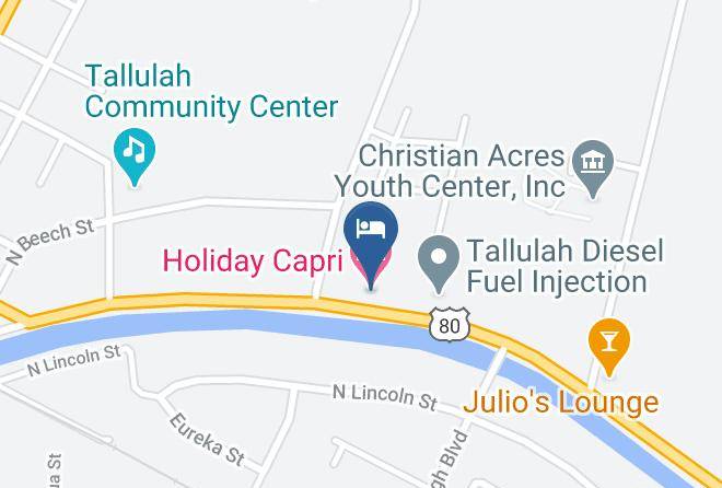 Madison Par - Holiday Capri Motel Maps