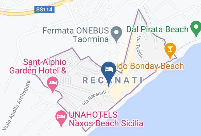 Messina - Holiday Club Naxos Maps