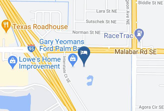Holiday Inn Express & Suites Palm Bay Map