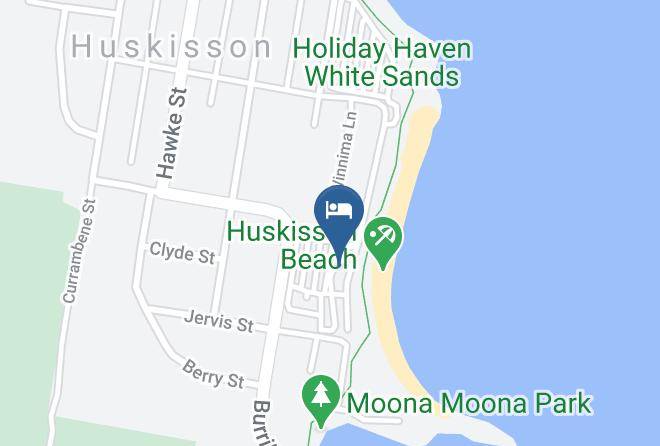 Holiday Haven Huskisson Beach Map