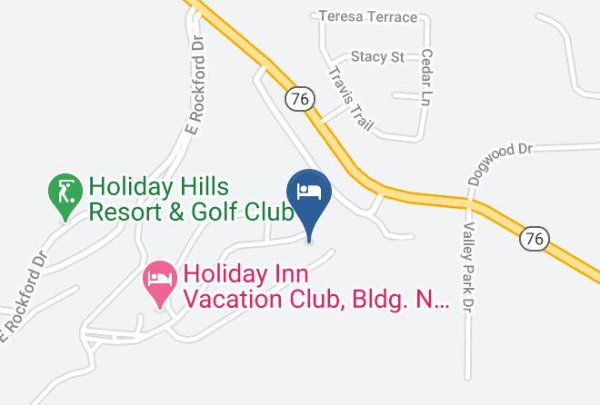 Taney - Holiday Hills Resort Branson Maps