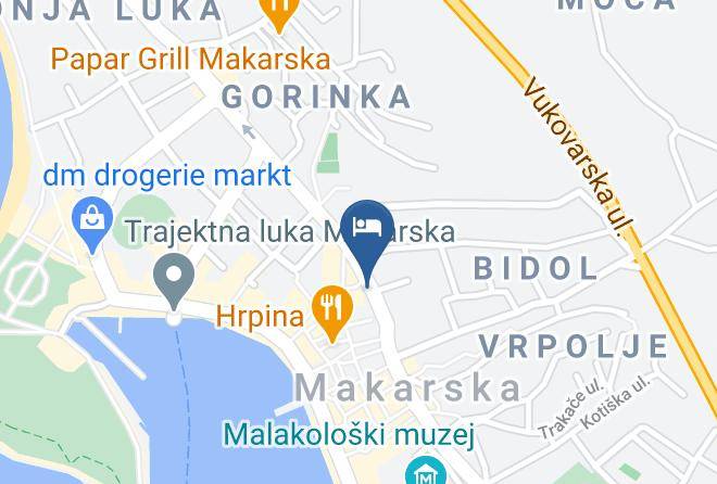Makarska - Holiday Home Adria Maps
