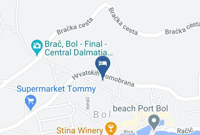 Bol - Holiday Home Amela Maps