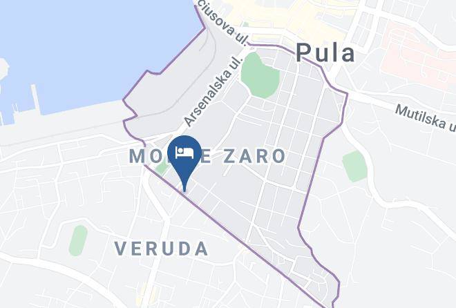 Pula - Holiday Home Blue Door In Pula Maps