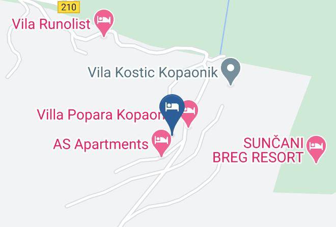 Raski - Holiday Home Elena Kopaonik Maps