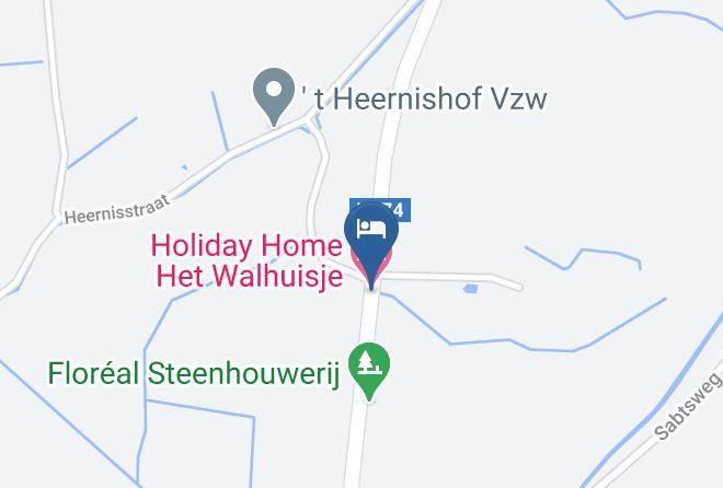 West Flanders - Holiday Home Het Walhuisje Maps