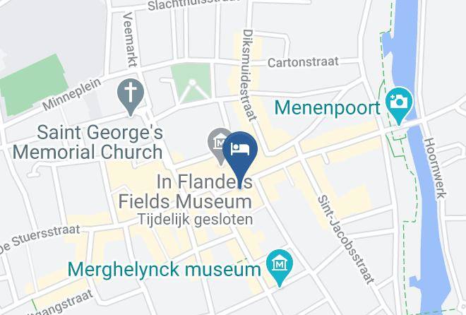 West Flanders - Holiday Home Ieper Market Square Maps