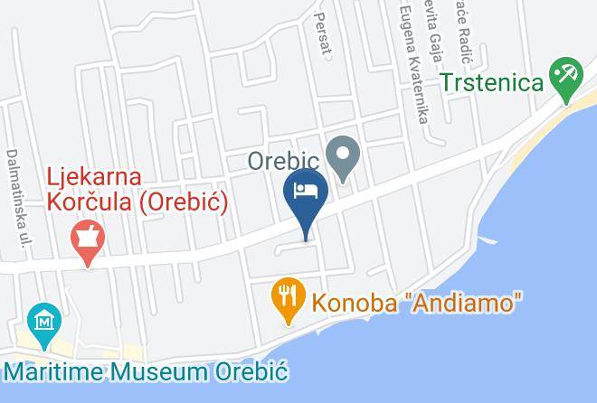 Orebic - Holiday Home Karmen Maps