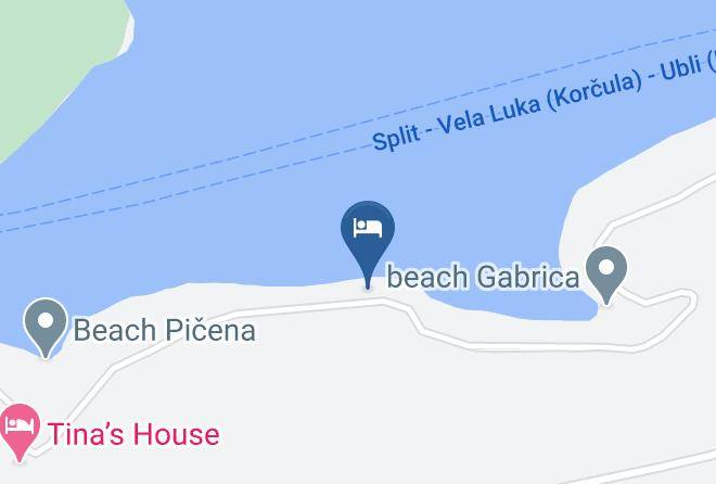 Vela Luka - Holiday Home Katica Maps
