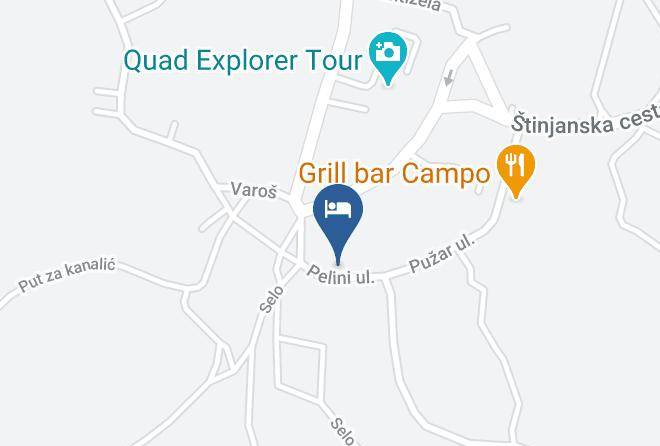 Pula - Holiday Home Pelini Maps