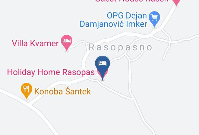 Dobrinj - Holiday Home Rasopas Maps
