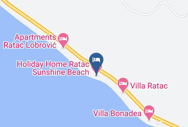 Dubrovnik Littoral - Holiday Home Ratac Sunshine Beach Maps