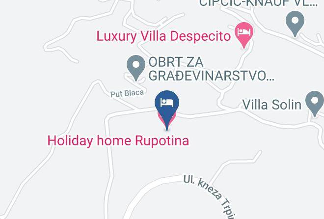 Solin - Holiday Home Rupotina Maps