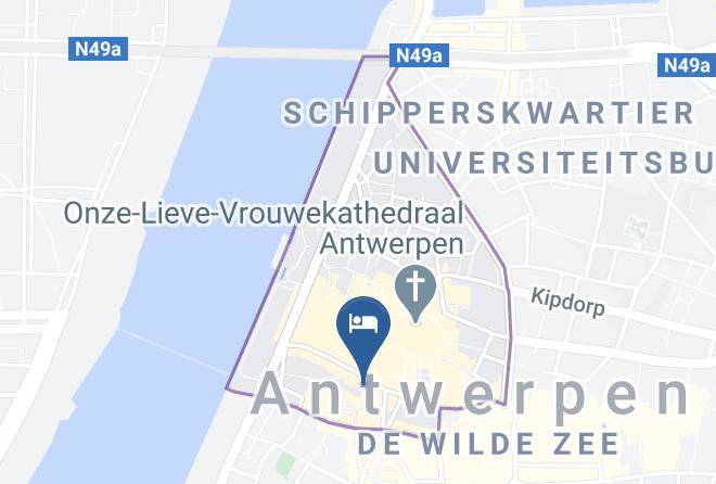 Antwerp - Holiday Home Zalig In Antwerpen Lange Riddersstraat Maps