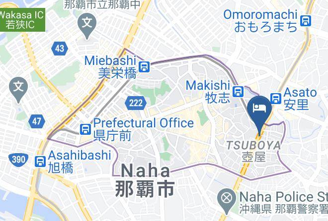 Naha City - Holiday Homes Tsuboya 2nd Maps