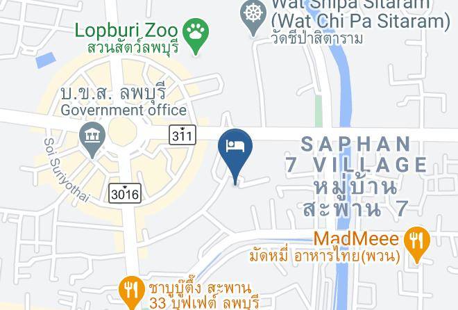 Mueang Lopburi District - Holiday Hotel Maps
