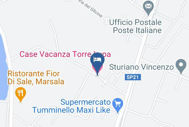 Trapani - Case Vacanza Torre Lupa Maps
