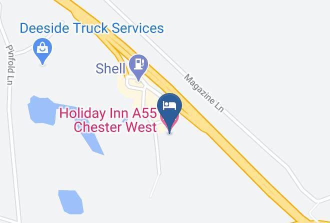 Flintshire - Holiday Inn A55 Chester West Maps