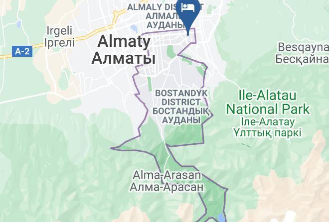 Almaty City - Holiday Inn Almaty Maps