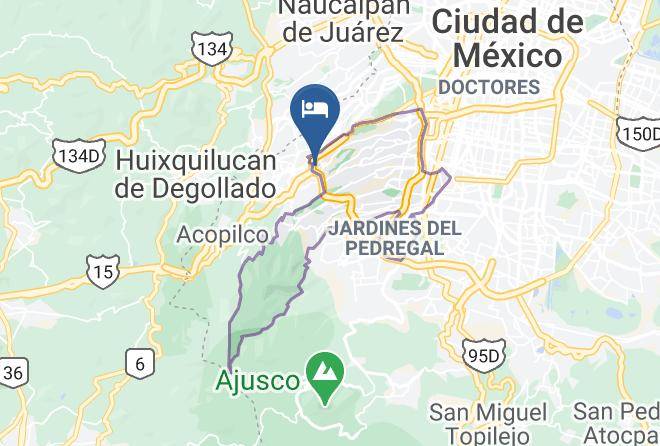 Alvaro Obregon - Holiday Inn Mexico Santa Fe Maps