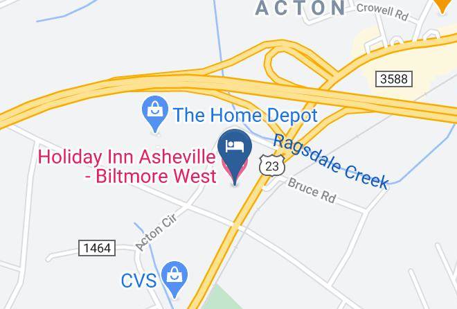 Buncombe - Holiday Inn Asheville Biltmore West Maps