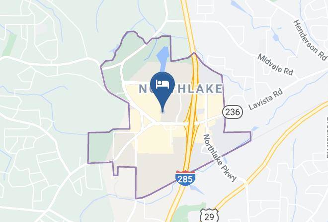 Holiday Inn Atlanta Northlake Map
