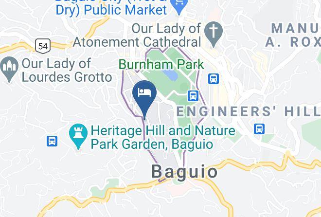 Holiday Inn Baguio City Centre Map