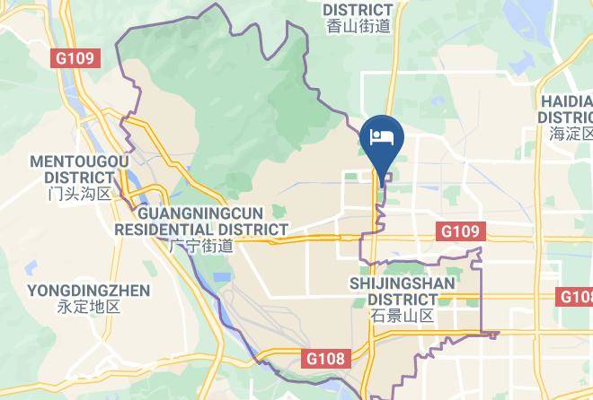 Shijingshan District - Holiday Inn Beijing Shijingshan Parkview Maps