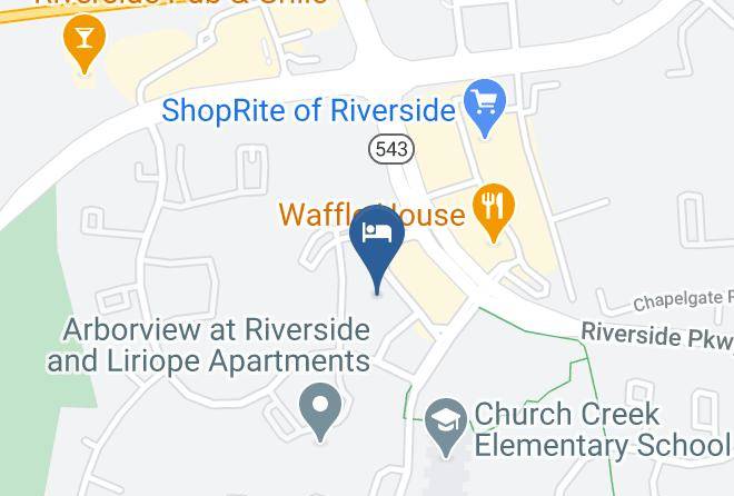 Holiday Inn Belcamp Aberdeen Area Map