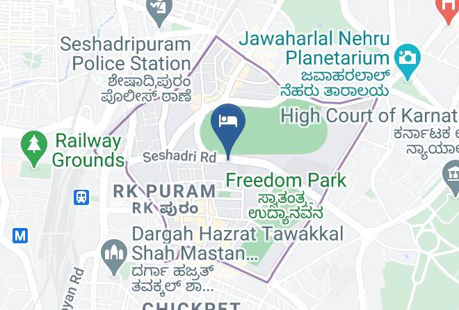Holiday Inn Bengaluru Racecourse Map
