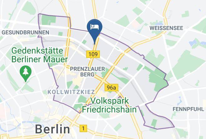 Stadt Berlin - Holiday Inn Berlin City Center East Prenzlauer Berg Maps