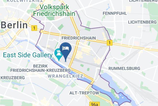 Stadt Berlin - Holiday Inn Berlin Zentrum East Side Maps