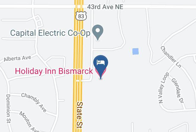 Burleigh - Holiday Inn Bismarck Maps