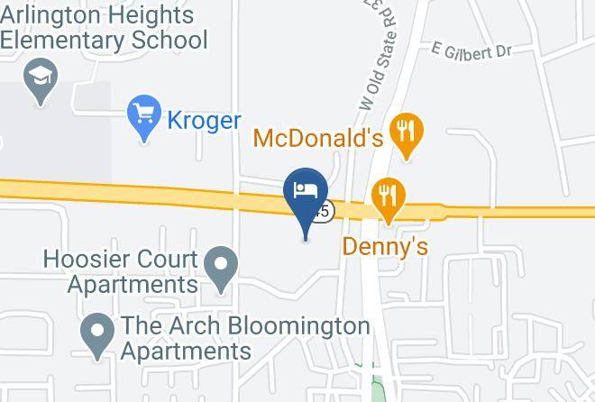 Holiday Inn Bloomington Map
