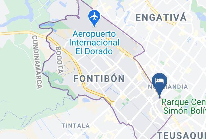 Bogota - Holiday Inn Bogota Airport Maps