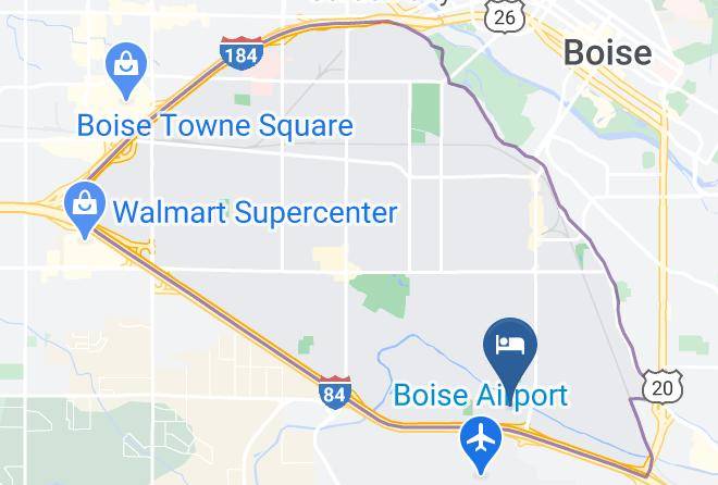 Ada - Holiday Inn Boise Airport Maps