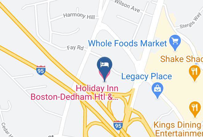 Norfolk - Holiday Inn Boston Dedham Htl & Conf Ctr Maps
