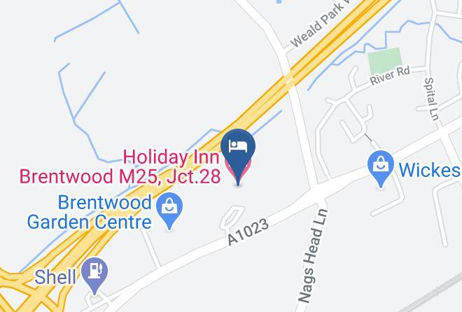 Essex - Holiday Inn Brentwood M25 Jct 28 Maps
