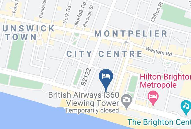 Brighton And Hove - Holiday Inn Brighton Seafront Maps