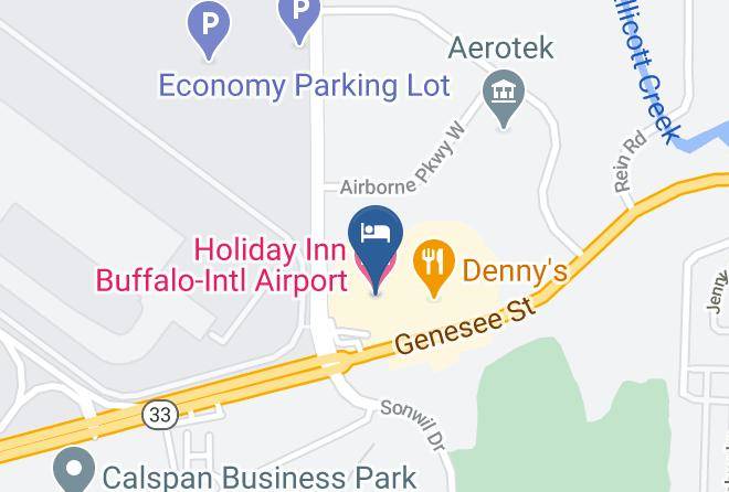 Buffalo Airport Hotel Map
