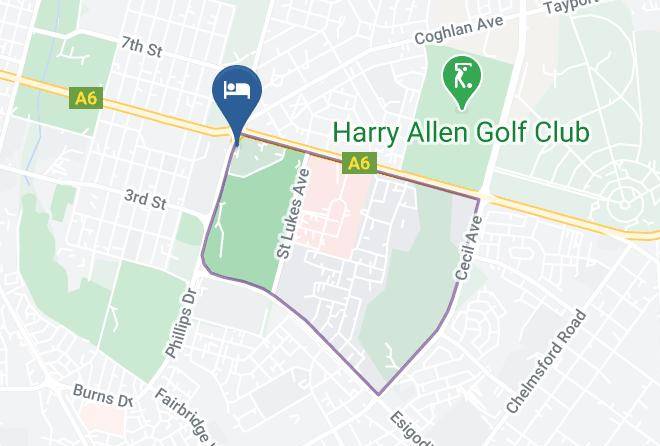 Holiday inn bulawayo map