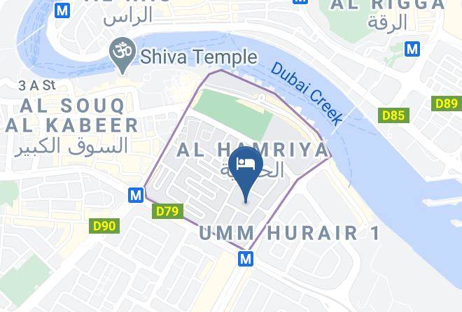 Dubai - Holiday Inn Bur Dubai Embassy District Maps