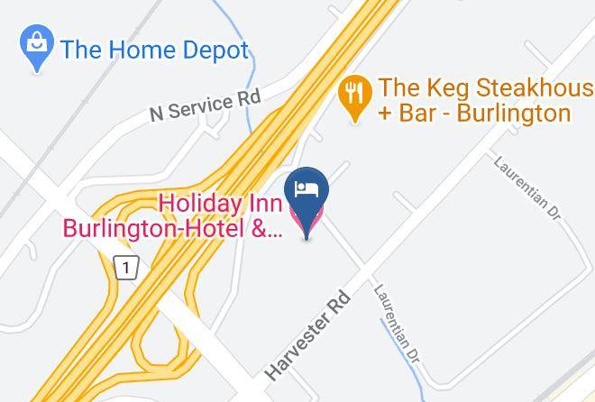 Halton - Holiday Inn Burlington Hotel & Conf Centre Maps