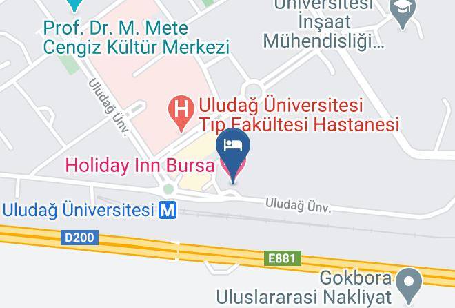 Holiday Inn Bursa City Centre Map - Bursa - Nilufer