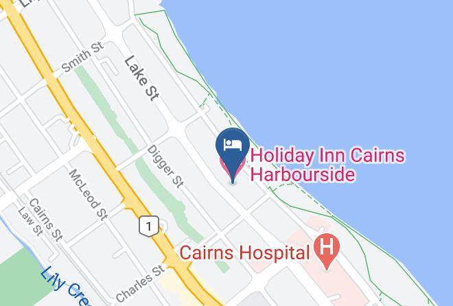 Cairns - Holiday Inn Cairns Harbourside Maps